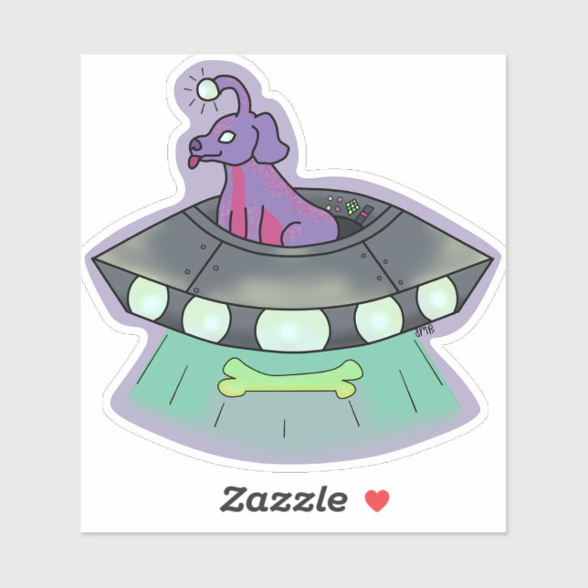 Taro the Alien Dog Sticker (Sheet)