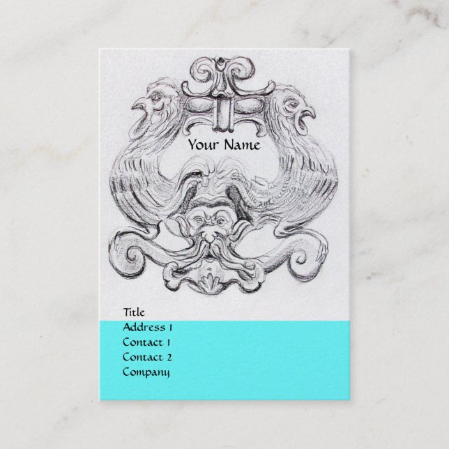 TAROT 1  pearl paper Business Card (Front)