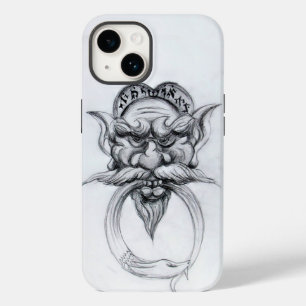 TAROT/ANTIQUE FANTASY GROTESQUE MASK Black White Case-Mate iPhone 14 Case
