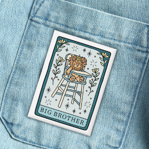 Tarot Baby Shower Big Brother Button