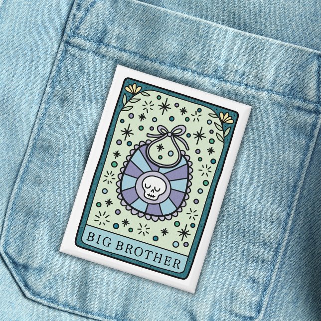 Tarot Baby Shower Big Brother Button (Creator Uploaded)