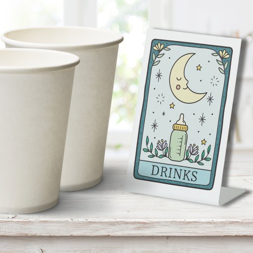 Tarot Baby Shower Drinks Table