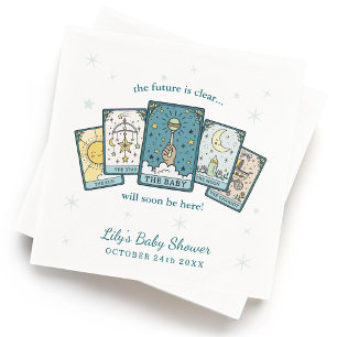 Tarot Baby Shower Personalized Paper Napkin
