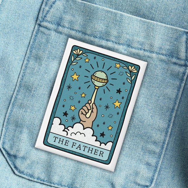 Tarot Baby Shower The Father Button (Creator Uploaded)