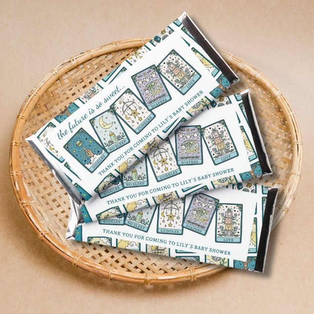 Tarot Baby Shower The Future is Sweet Hershey Bar Favors (Creator Uploaded)