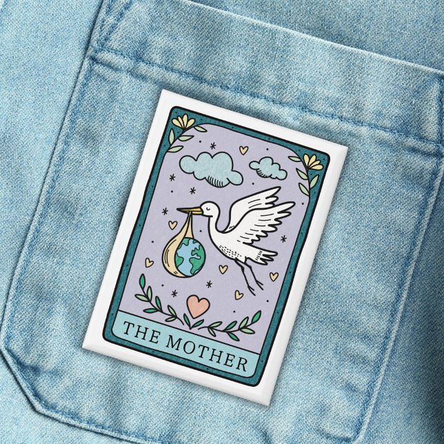 Tarot Baby Shower The Mother Button (Creator Uploaded)