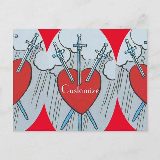 Tarot Card 3 Swords Thunder_Cove (Front)