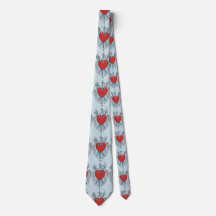 Tarot Card 3 Swords Thunder_Cove Neck Tie