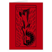 Tarot Card: Ace Of Rods (Front)