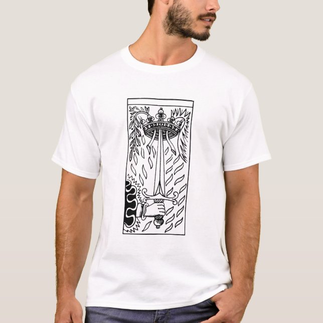 Tarot Card: Ace Of Swords T-Shirt (Front)