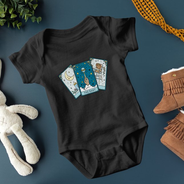 Tarot Card Baby One Piece Baby Boy T-Shirt Bodysuit (Creator Uploaded)