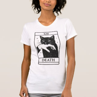 Tarot Card Black Cat Shirt – Tarot Death Tee, Witc