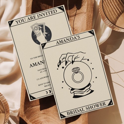 Tarot Card Bridal Shower Celestial Mystical Zodiac