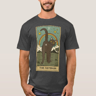 Tarot Card Cat The Asterisk Cosmic  T-Shirt