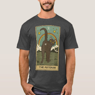 Tarot Card Cat The Asterisk Cosmic T-Shirt
