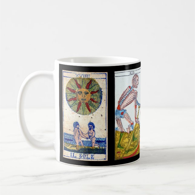 Tarot Card Coffee Mug (Left)