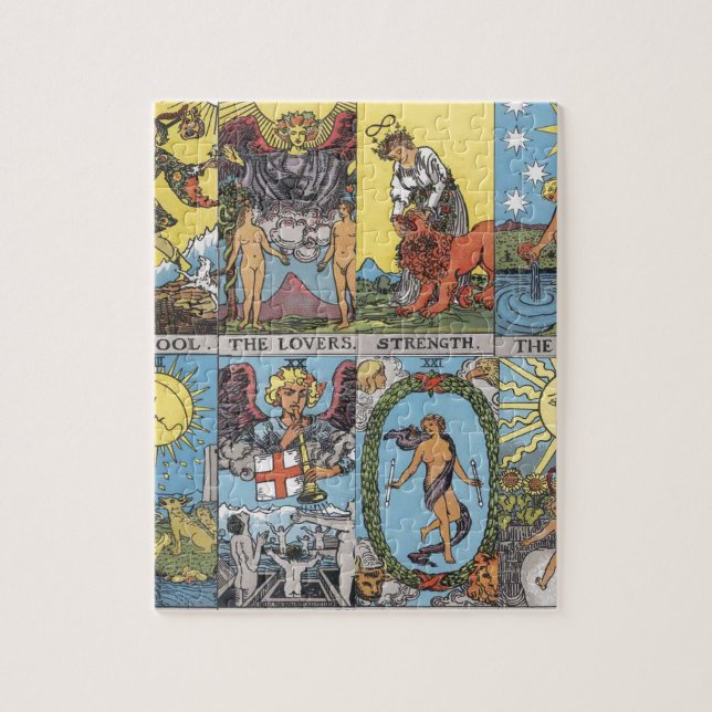 Tarot Card Collage Jigsaw Puzzle (Vertical)