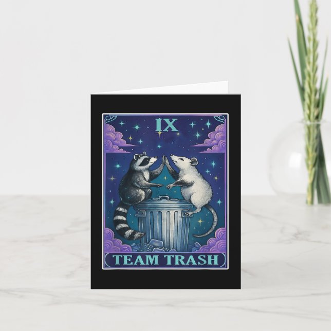 Tarot Card Deck Team Trash Raccoon Tarot Cards Del (Front)