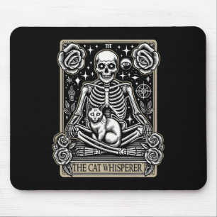 Tarot Card Emo Gothic - Occult The Cat Whisperer Mouse Pad