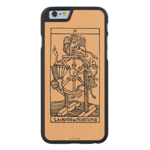 Tarot Card Fortune Carved Maple iPhone 6 Case