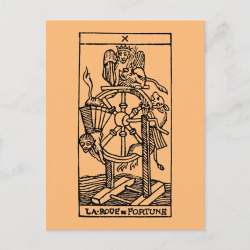 Tarot Card Fortune Postcard