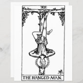Tarot card 'hanged man' (Front/Back)