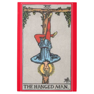 Tarot Card Hanged Man Metal Print