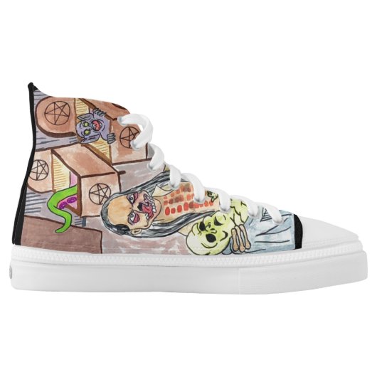 Tarot Card High Tops (Left Shoe Inside)
