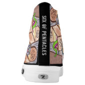 Tarot Card High Tops (Left Shoe Back)