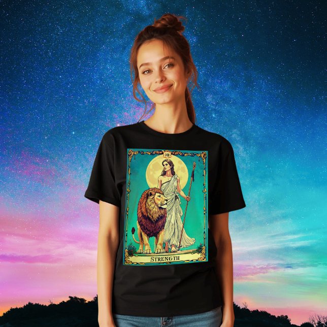 Tarot Card Illustration, Strength T-Shirt (Creator Uploaded)