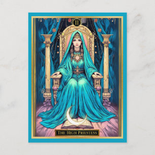 Tarot Card Illustration, The High Priestess