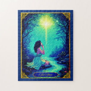 Tarot Card Illustration, The Star Jigsaw Puzzle