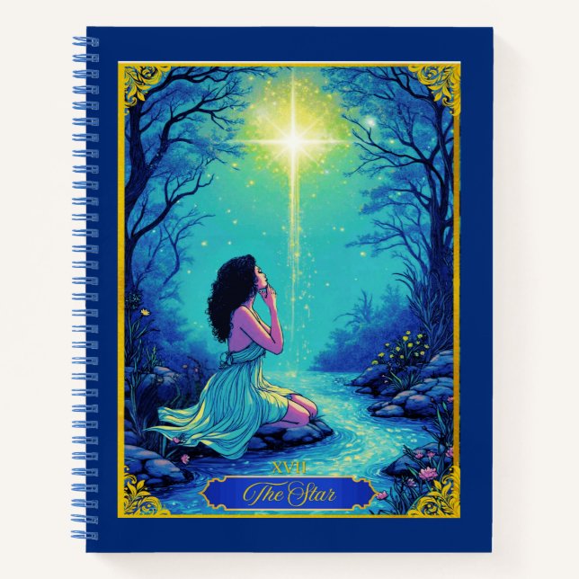 Tarot Card Illustration, The Star Journal  (Front)
