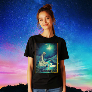 Tarot Card Illustration, The Star Tri-Blend Shirt