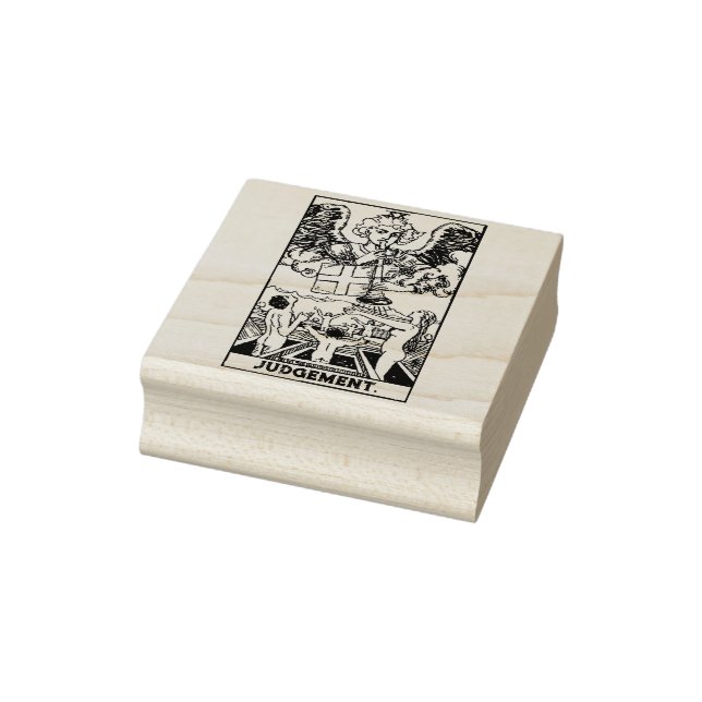 Tarot Card: Judgement: Personalized Text Rubber Stamp (Stamp)