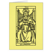 Tarot Card: Justice (Front)