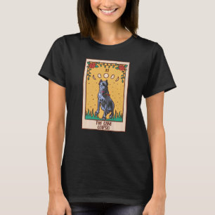 Tarot Card Occult Magic Occultism Dog Cane Corso T-Shirt