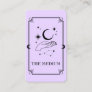 Tarot Card Psychic Medium Celestial Business Card