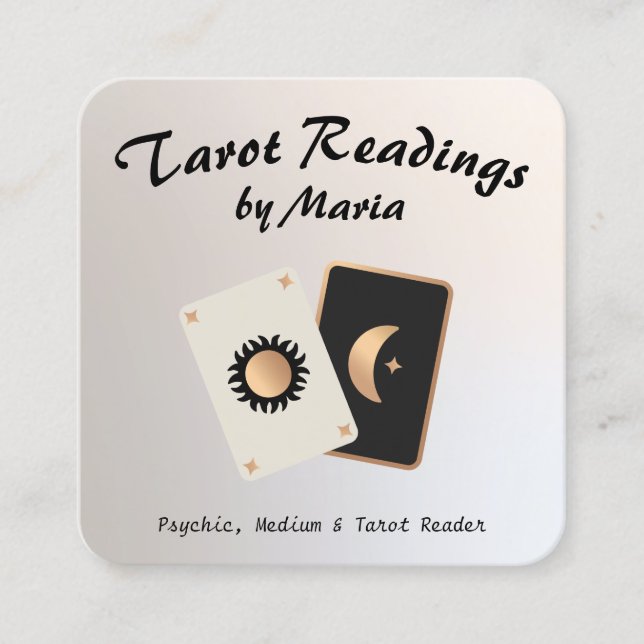 Tarot Card Reader Business Card (Front)