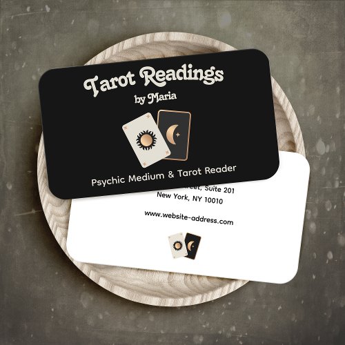 Tarot Card Reader Psychic Medium Business Card