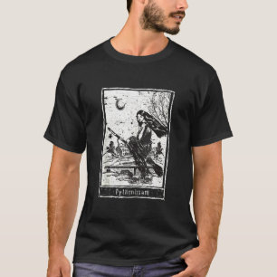 Tarot Card Styled Witchcraft Dark Tarot Witch Gra T-Shirt