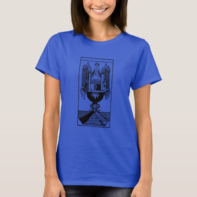 Tarot Card: The Ace Of Cups T-Shirt (Front)