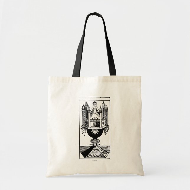 Tarot Card: The Ace Of Cups Tote Bag (Front)