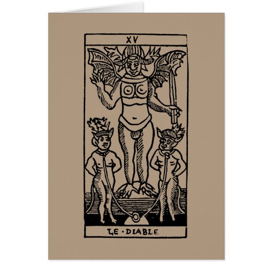 Tarot Card: The Devil Cards (Front)