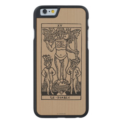 Tarot Card The Devil Carved Maple iPhone 6 Slim Case