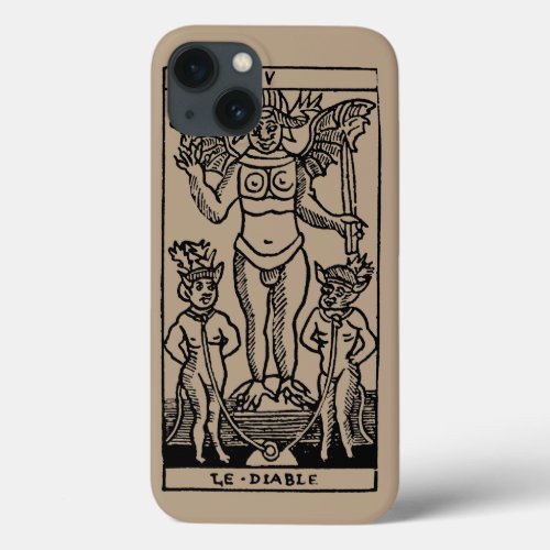 Tarot Card The Devil iPhone 13 Case