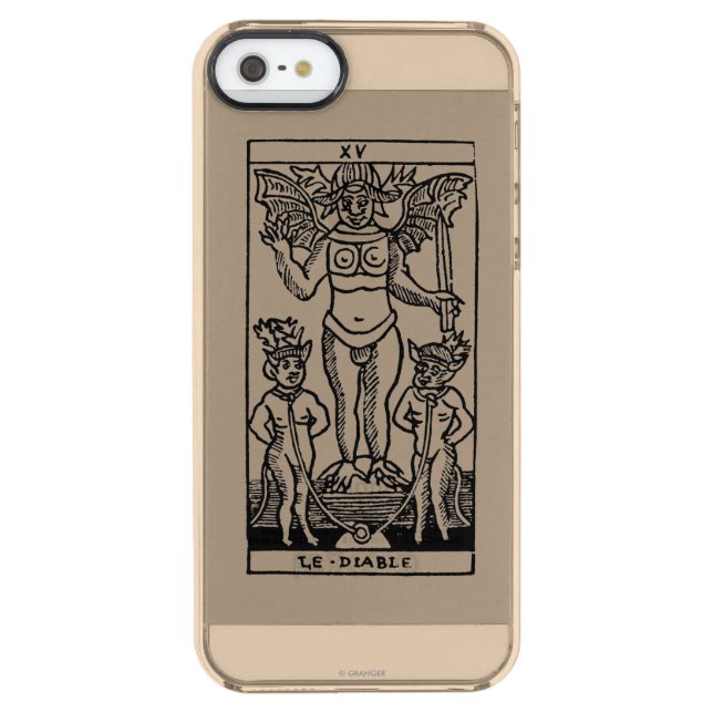 Tarot Card: The Devil Uncommon iPhone Case (Back)