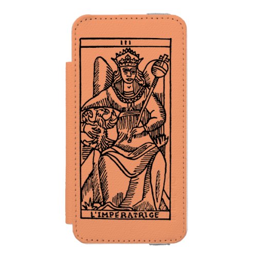 Tarot Card The Empress Wallet Case For iPhone SE55s