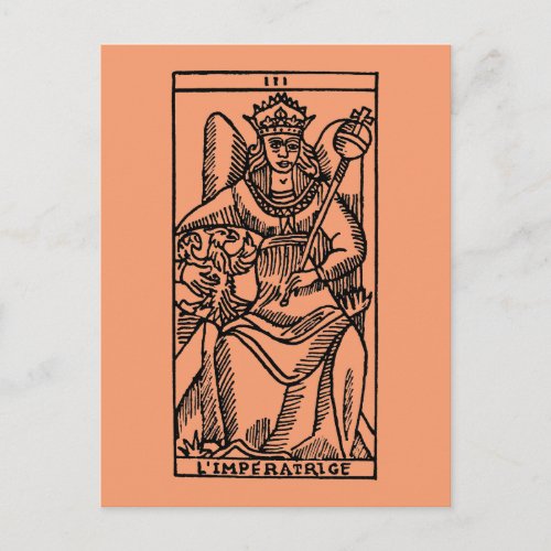 Tarot Card The Empress Postcard