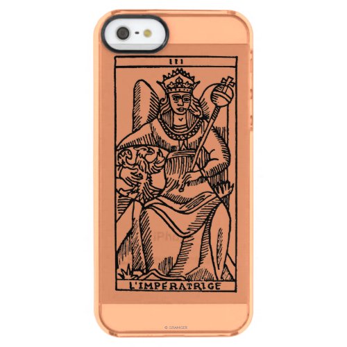 Tarot Card The Empress Clear iPhone SE55s Case